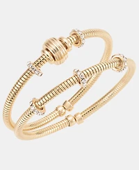 On 34th 2-Pc. Set Pave Beaded Bangle Bracelets, Macy's Exclusive