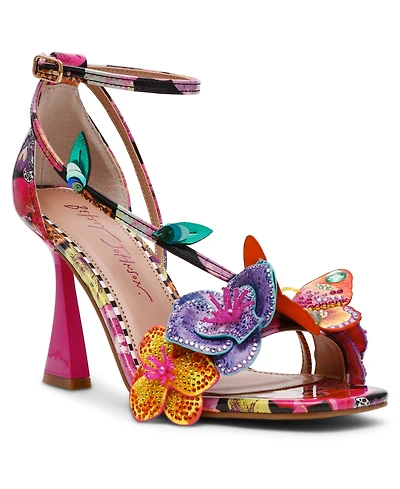 Betsey Johnson Women's Camile Sculpted Heel Sandals