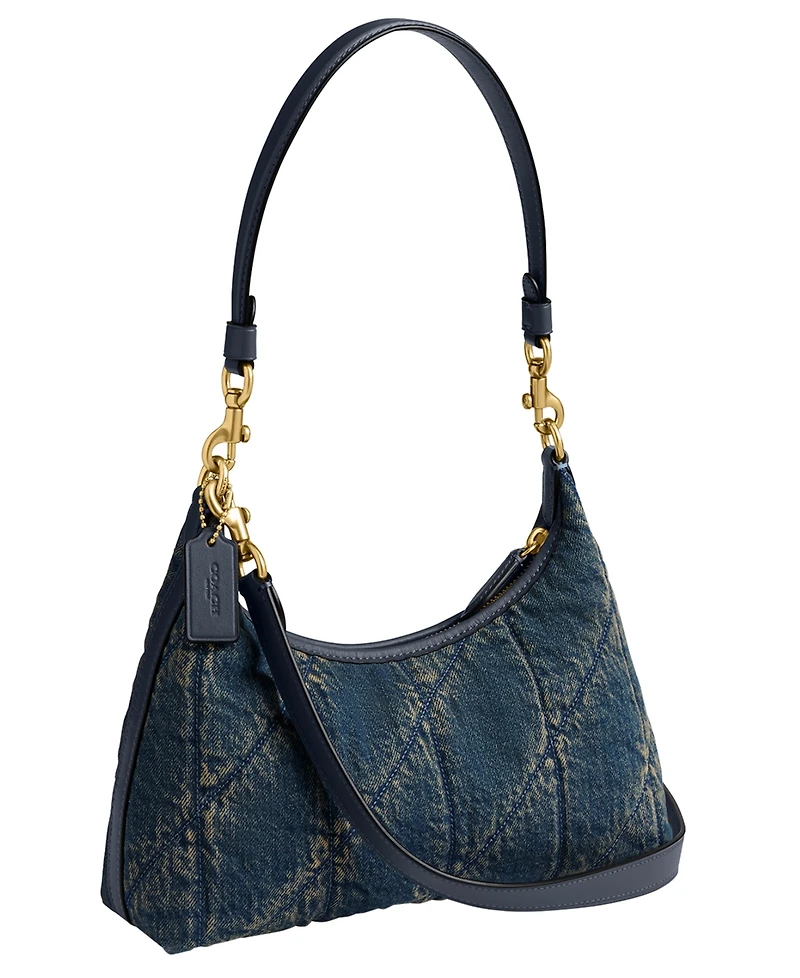 Coach Soft Quilted Loved Denim Juliet Small Shoulder Bag