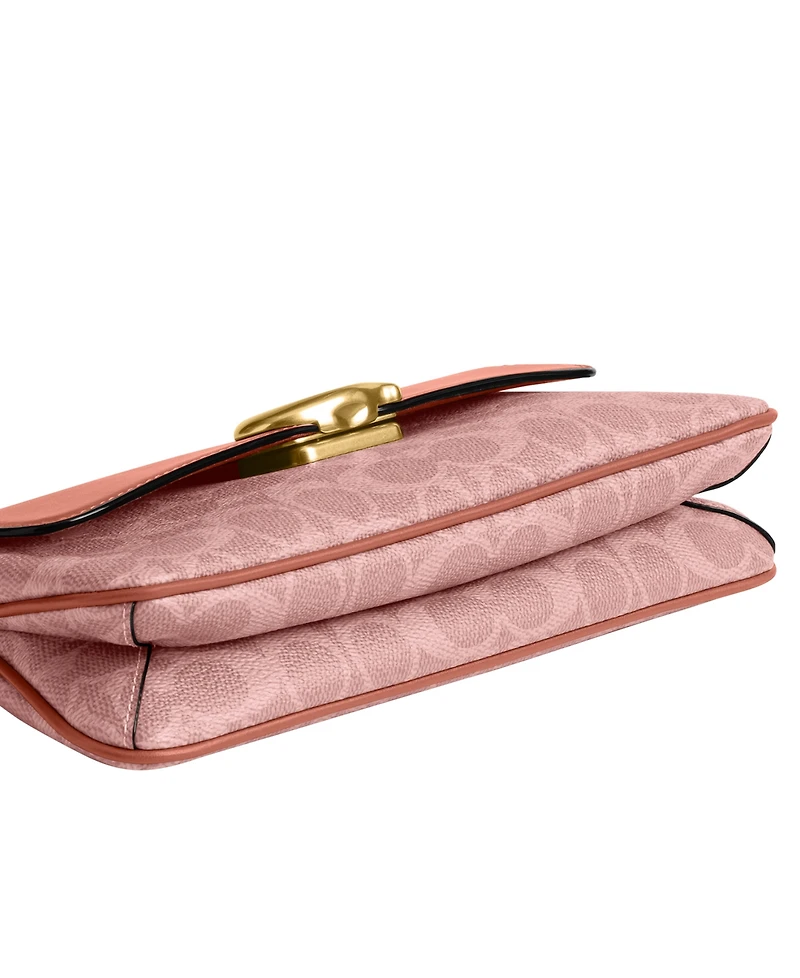 Coach Coated Canvas Signature Jet Small Shoulder Bag