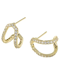 Kendra Scott Cubic Zirconia Daphne Pave Huggie Earrings