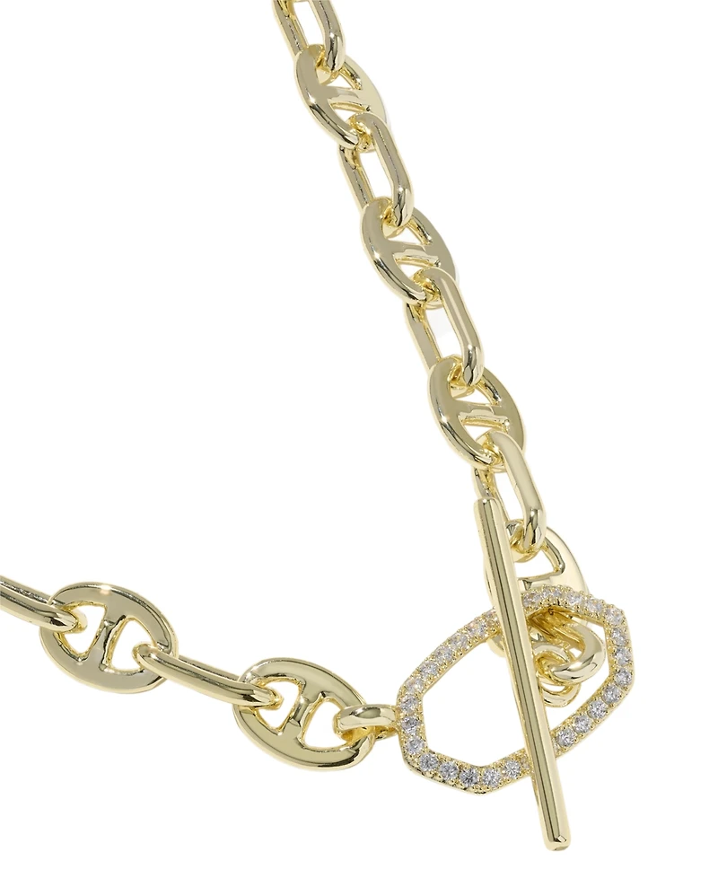 Kendra Scott Cubic Zirconia Elisa Toggle Link & Chain Necklace