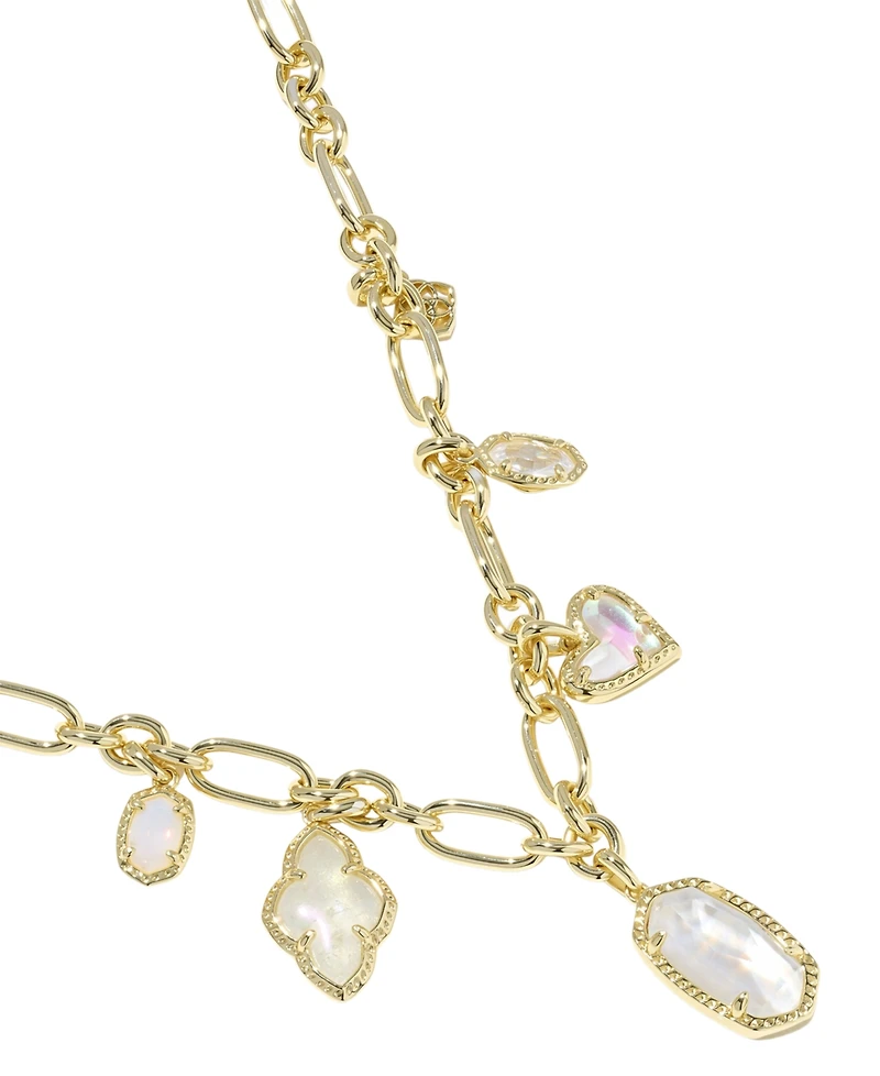 Kendra Scott Multi-Stone & Imitation Pearl Icon Charm Necklace
