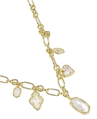 Kendra Scott Multi-Stone & Imitation Pearl Icon Charm Necklace