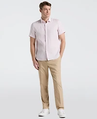 Perry Ellis Men's Solid Linen Shirt