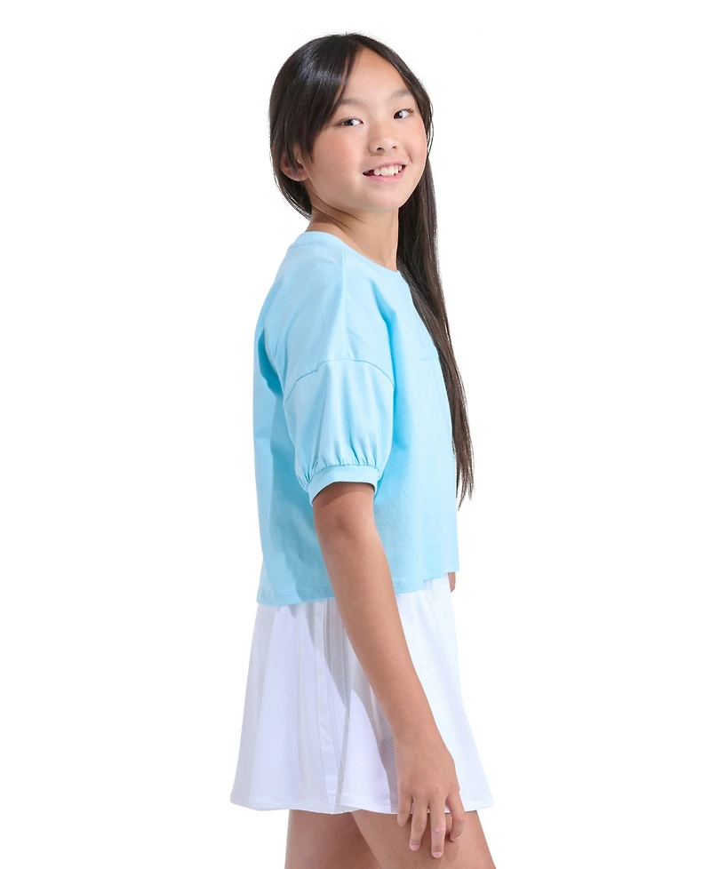 adidas Girls' 8-16 Short-Sleeve Balloon T-Shirt