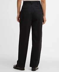 Barbour Women's Verona Cotton Straight-Fit Trousers