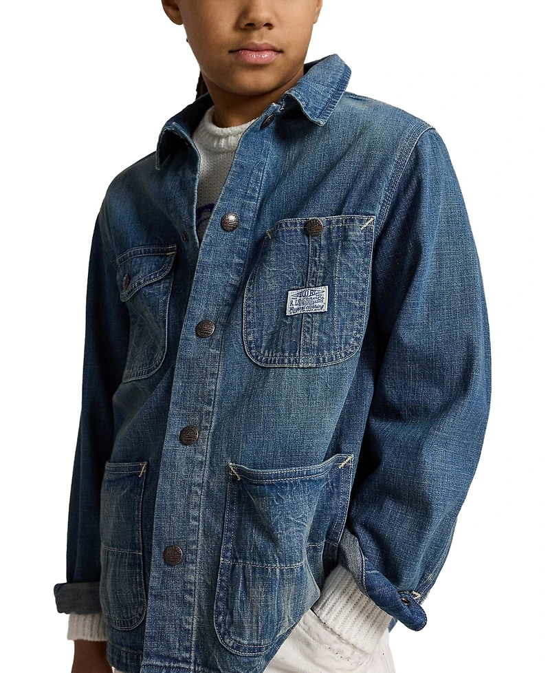 Polo Ralph Lauren Boys' 8-20 Long-Sleeve Denim Heritage Jacket