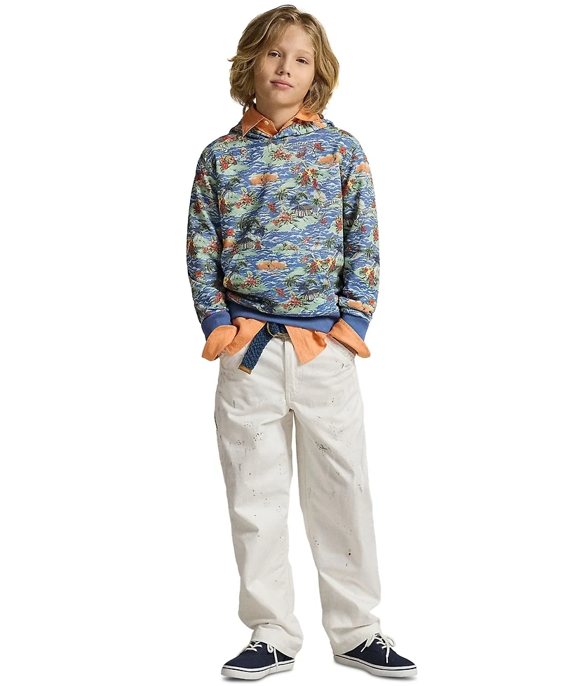 Polo Ralph Lauren Boys' 8-20 Tropical-Print Hoodie