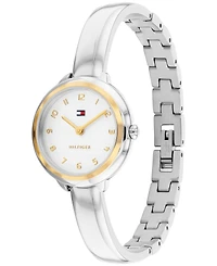 Tommy Hilfiger Women's Quartz Stainless Steel Bangle Bracelet Watch, 26mm