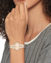 Tommy Hilfiger Women's Quartz Rose Gold Tone Stainless Steel Bracelet Watch, 28mm