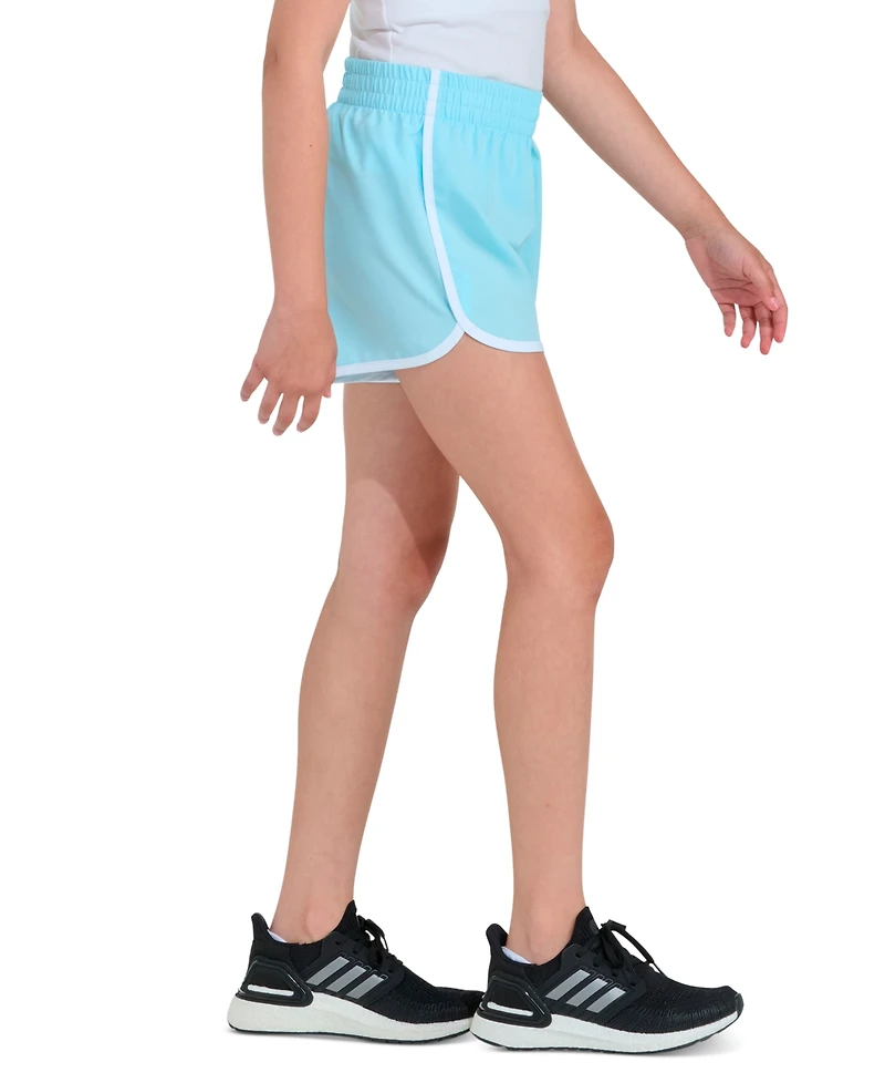 adidas Girls' 8-16 Waistband Woven Pacer Shorts