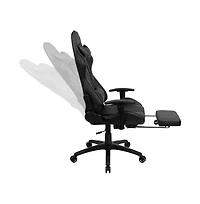 Z300 Gaming Racing Office Ergonomic Pc Chair With Reclining Back And Footrest