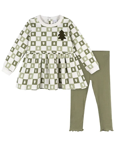 Gerber Toddler Girls' 2-Piece Dress and Legging Set