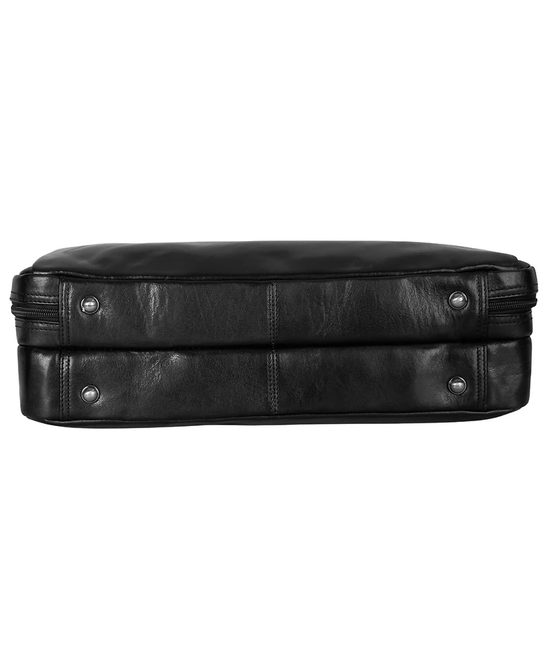 Mancini Men's Leather Laptop Briefcase