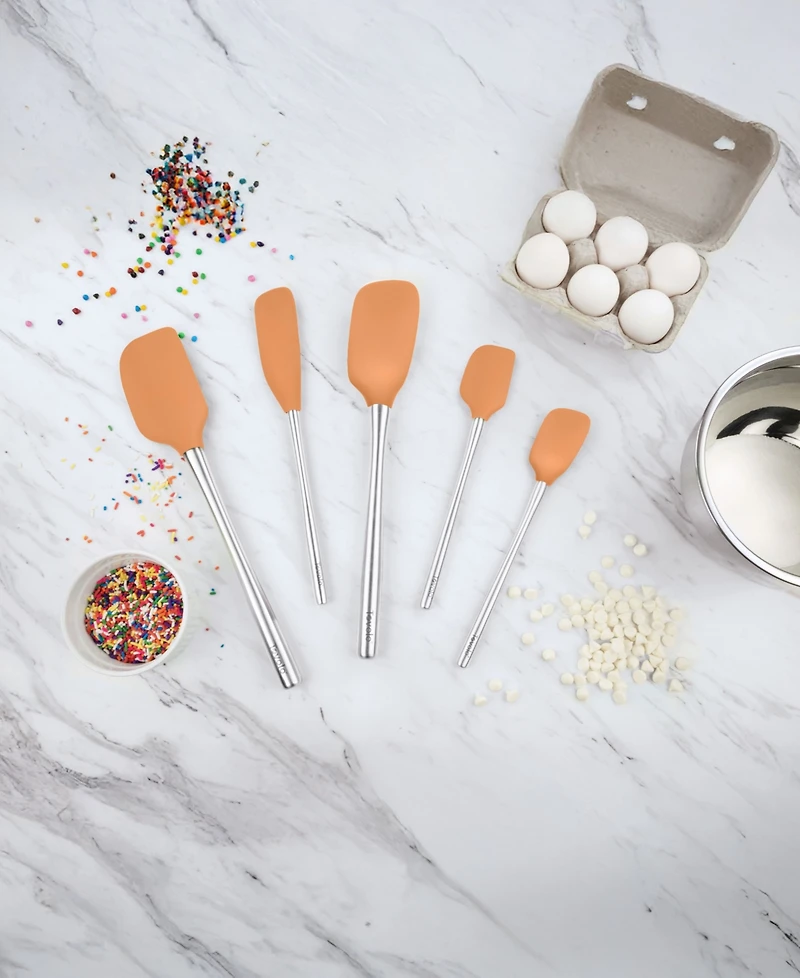 Tovolo Flex-Core 5-Pc. Stainless Steel Handle Spatula Set