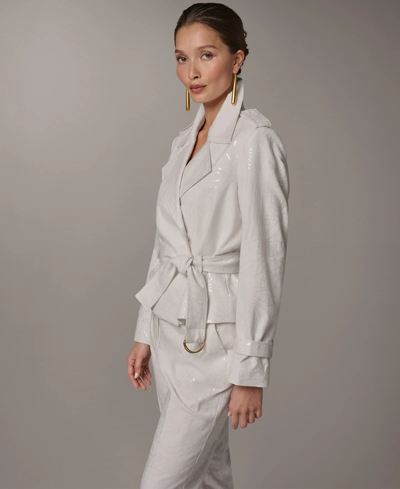 Donna Karan New York Women's Notch Lapel Collar Jacket