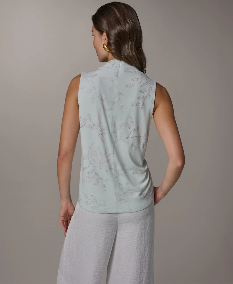 Donna Karan New York Women's Sleeveless Cowl Neck Blouse