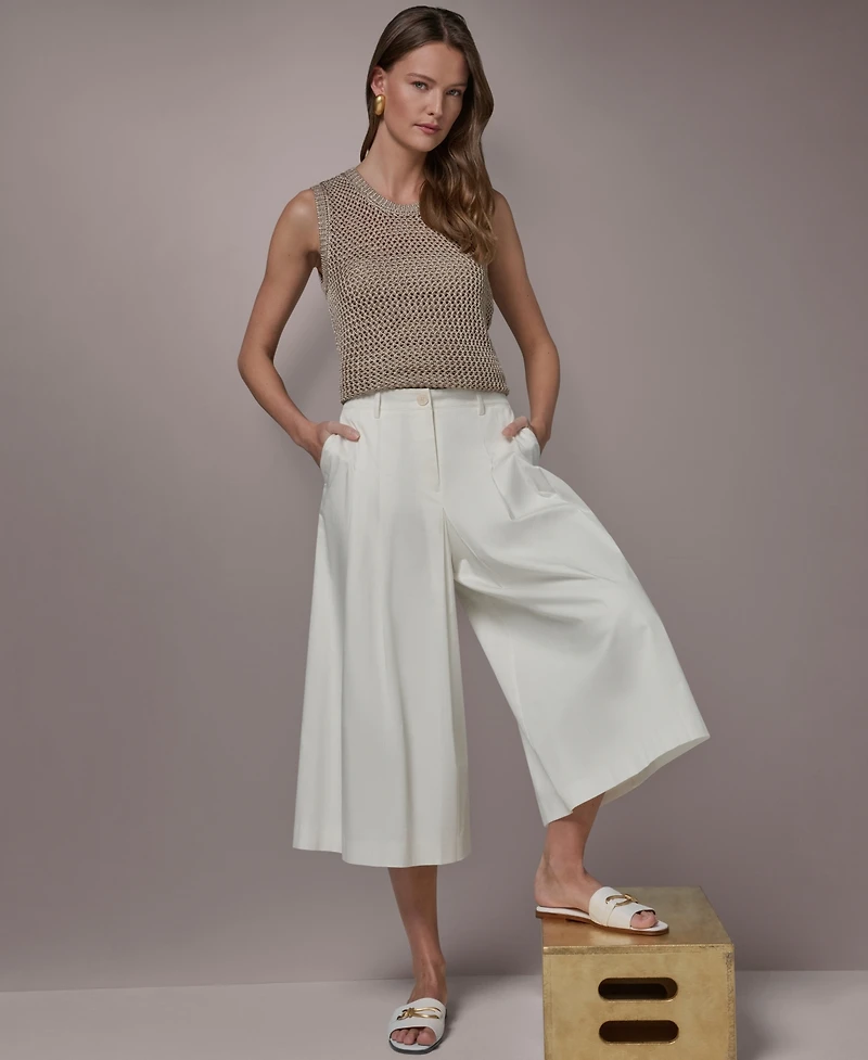 Donna Karan New York Women's Pleated Wide-Leg Pants