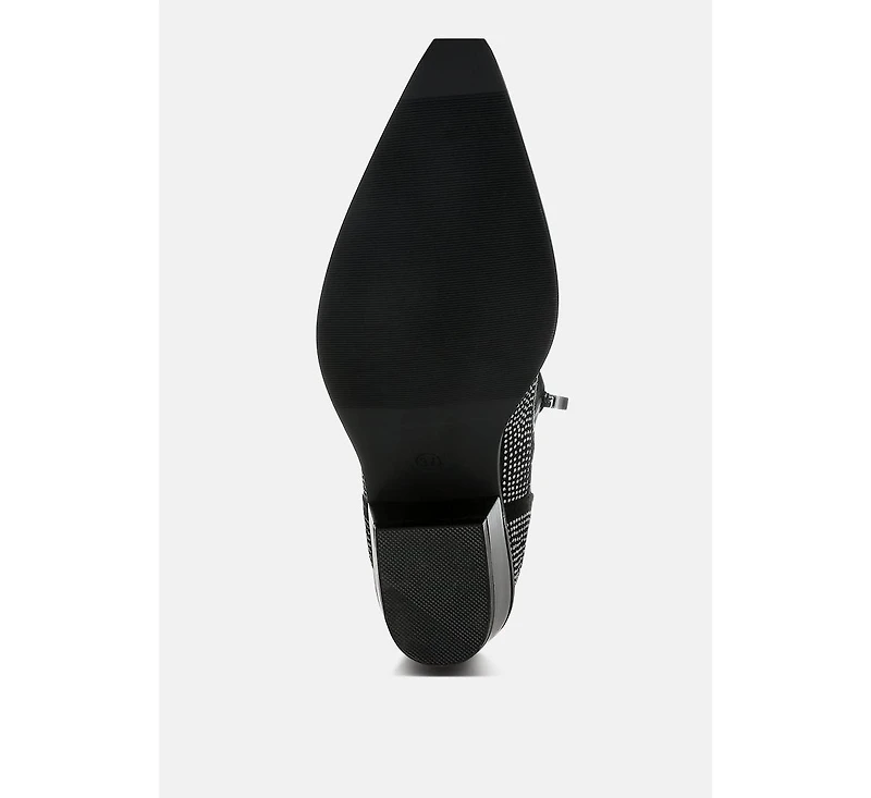 Costello Rhinestones Embellished Cowboy Boots