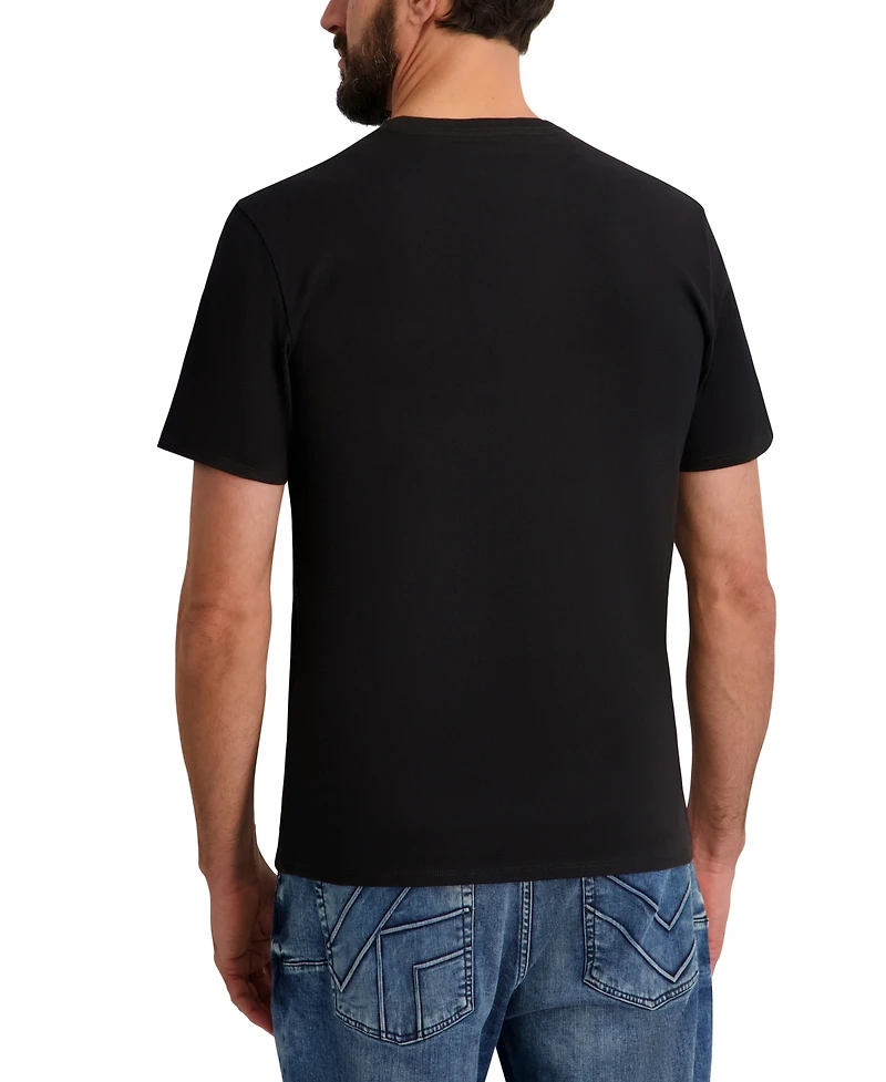 Karl Lagerfeld Paris Men's Short-Sleeve Regular-Fit Crewneck T-Shirt