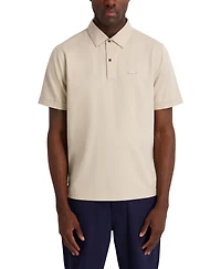 Karl Lagerfeld Paris Men's Regular-Fit Short-Sleeve Spread Collar Polo T-Shirt