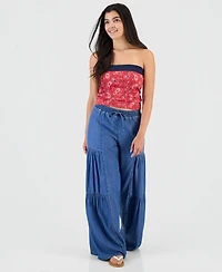 Madden Girl Juniors' Printed Reversible Tube Top