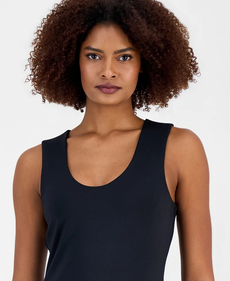I.n.c. International Concepts Women's Contour Jersey Scoop Neck Tank Top