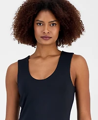 I.n.c. International Concepts Women's Contour Jersey Scoop Neck Tank Top