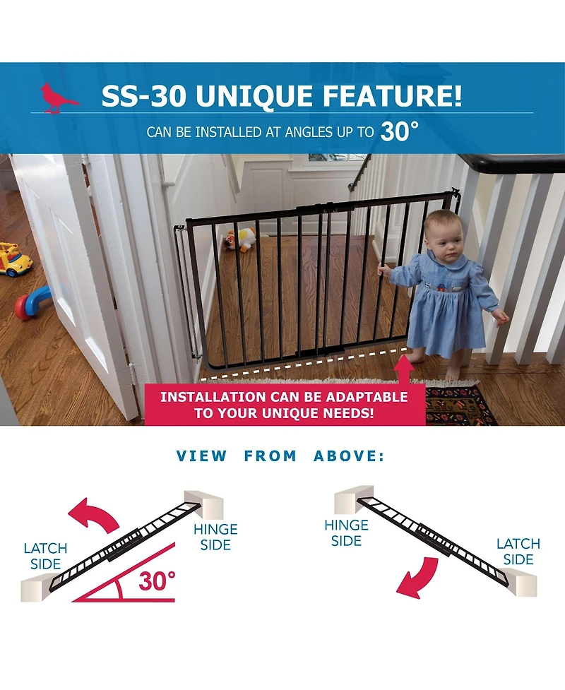Cardinal Gates Stairway Special Child & Pet Safety Gate