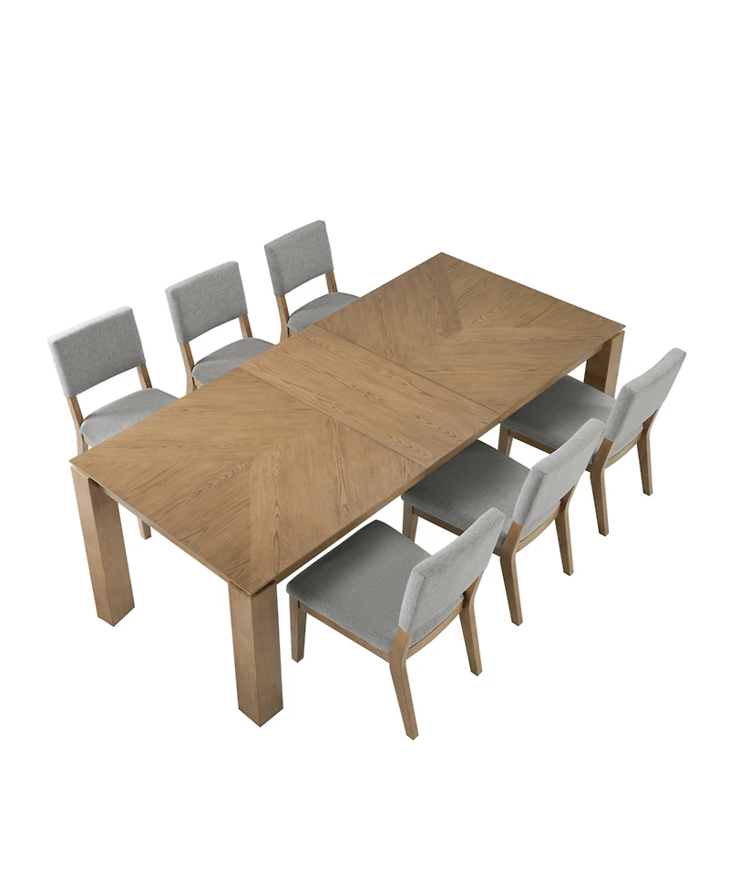 Selby 7-Pc. Dinning Set (1 Dining Table + 6 Chairs)