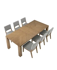 Selby 7-Pc. Dinning Set (1 Dining Table + 6 Chairs)