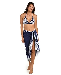 La Blanca Women's Mariner Blooms Printed Cover-Up Pareo