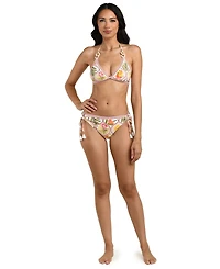 La Blanca Women's Palm Nouveau V-Neck Bikini Top