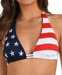 La Blanca Women's Americana V-Neck Triangle Top
