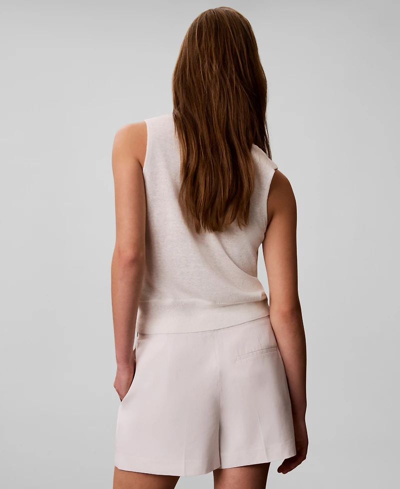 Calvin Klein Women's Blend High-Waisted Mini Skort