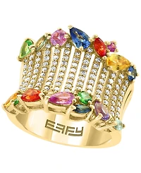 Effy Collection Multi-Gemstone (2.505 ct. t.w.) Ring in 14k Yellow Gold