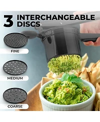 Zulay Kitchen Potato Ricer with 3 Interchangeable Discs