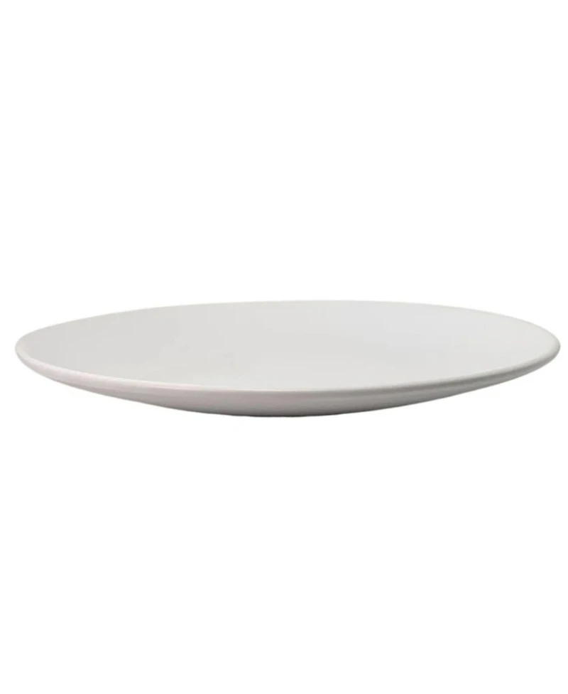 The Contour Salad Plate - Set of 4 Ceramic Stoneware Dinnerware