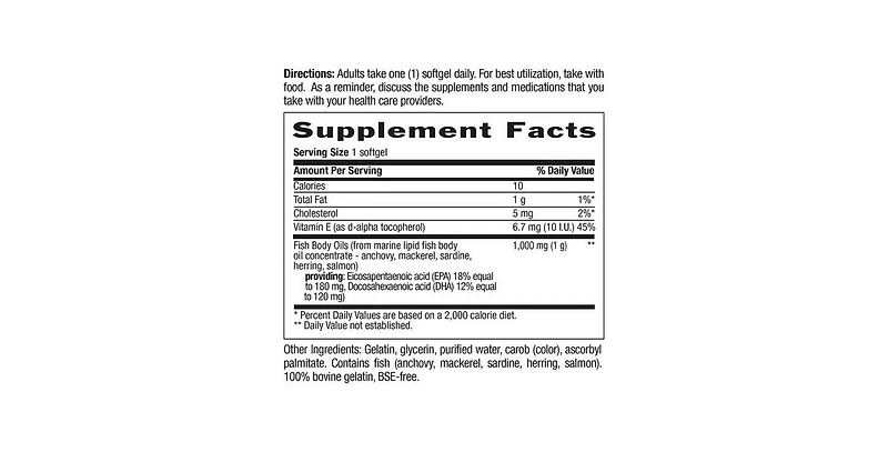Country Life Omega-3, 1000 Mg, 50 Softgels