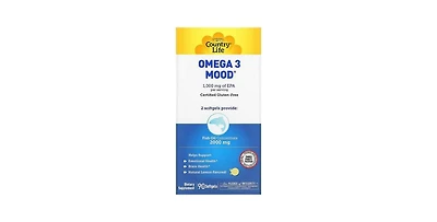 Country Life Omega 3 Mood, 90 Softgels