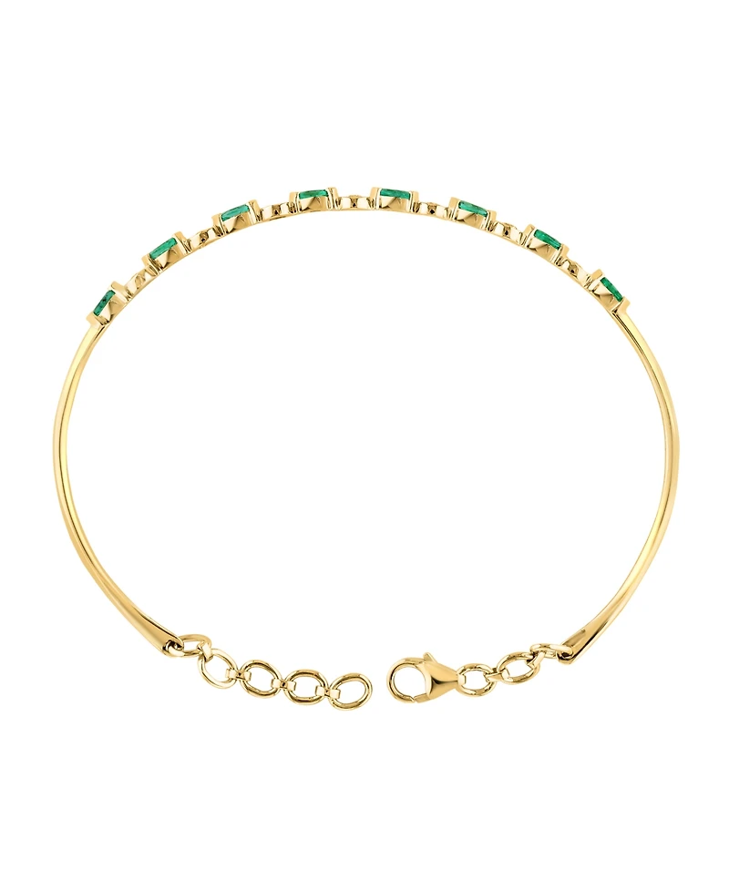 Lali Jewels Sapphire (3/4 ct. t.w.) & Diamond (1/5 ct. t.w.) Tennis Bracelet in 14k White Gold (Also in Ruby and Emerald)