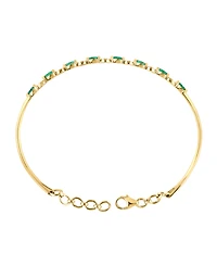 Lali Jewels Sapphire (3/4 ct. t.w.) & Diamond (1/5 ct. t.w.) Tennis Bracelet in 14k White Gold (Also in Ruby and Emerald)