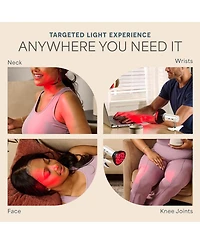 LifePro InfraGlow Red & Near Infrared Light Therapy Lamp – 18-led Clip-On Infrared Lamp for Body, Pain Relief, Skin Wellness & At-Home Recovery
