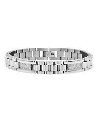 Macy's Diamond (1 ct. t.w.) Bracelet in Stainless Steel (Also Available in Yellow Ip-Plating)