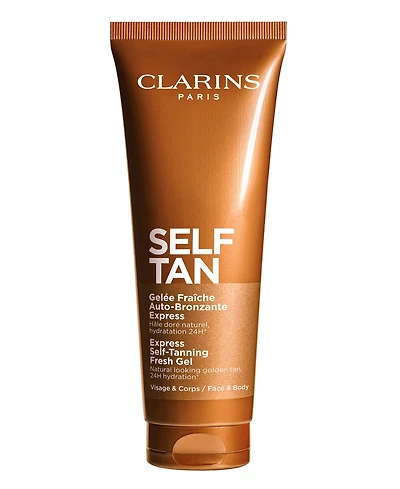 Clarins Self-Tan Gel Face and Body Tanner, 4.5 oz.