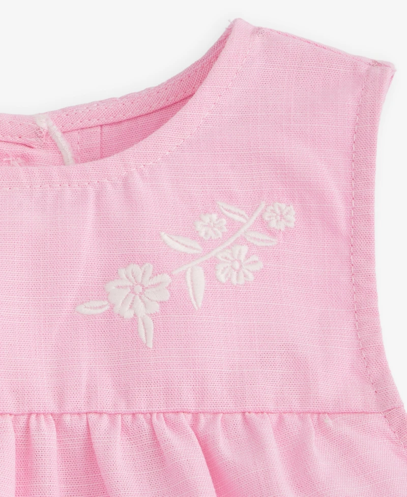 First Impressions Baby Girls' 3M-24M Cotton Scalloped Top & Skort, 2-Piece Set, Macy's Exclusive