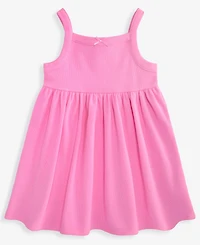 First Impressions Baby Girls' 0M-24M Solid Ribbed Dress, Macy's Exclusive