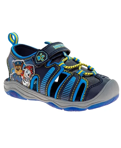Nickelodeon Big Boys Paw Patrol Hook & Loop Closed Toe Sport Sandals Protection Outdoor Durable