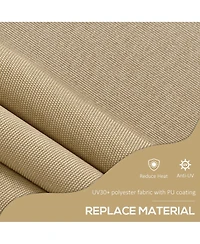 Outsunny 10' x 4' Retractable Awning, Non-Screw,